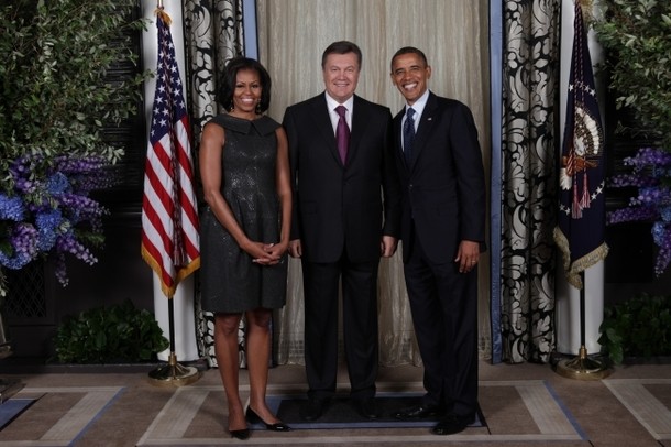 Image result for yanukovych with obama