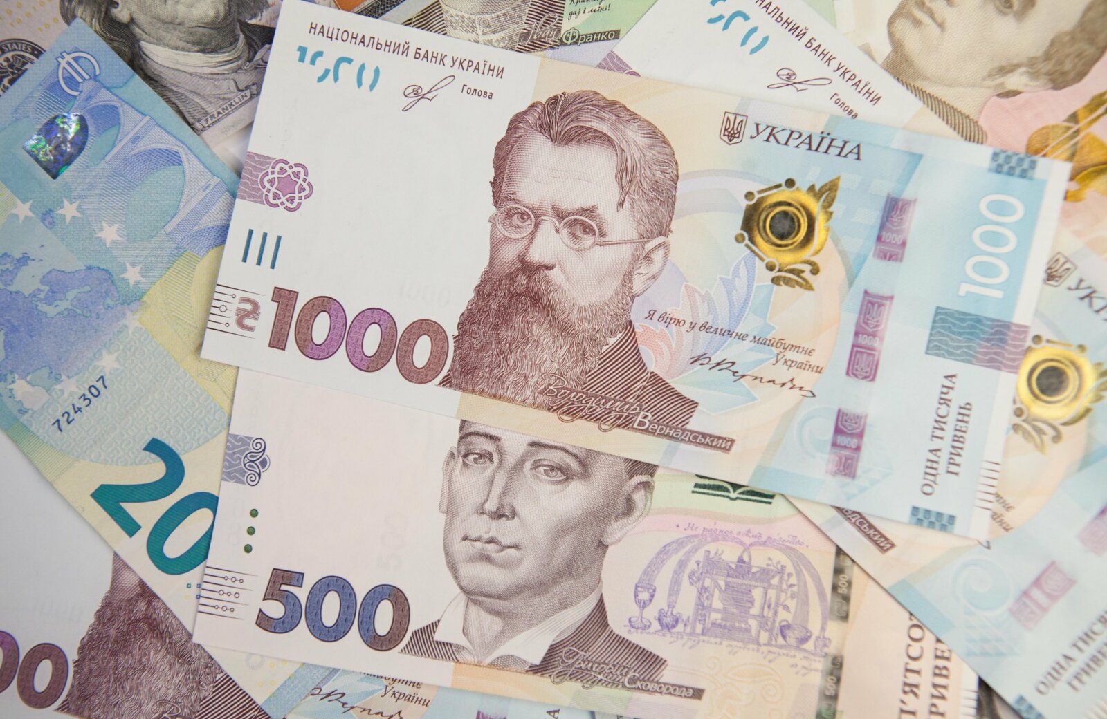 Unian Ukraine S National Bank Cancels Limit On Repatriation Of - the photo released on june 25 2019 by the press office of the national bank of ukraine shows ukrainian money hryvnia