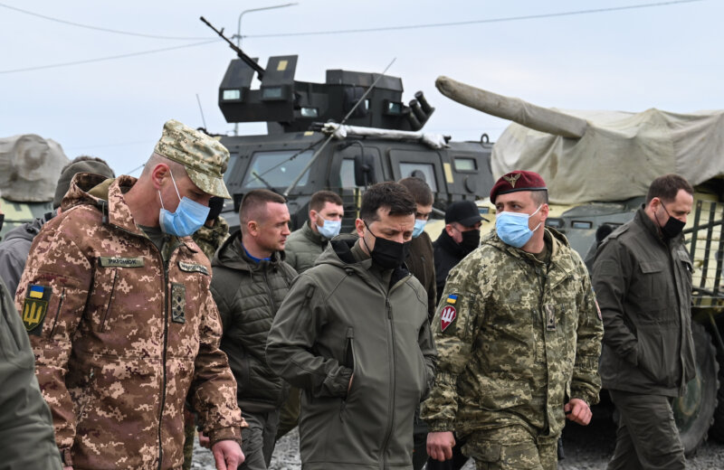 Unian Zelensky Says Russia Withdraws Only 10 000 Troops From Ukraine S Border Kyivpost Ukraine S Global Voice