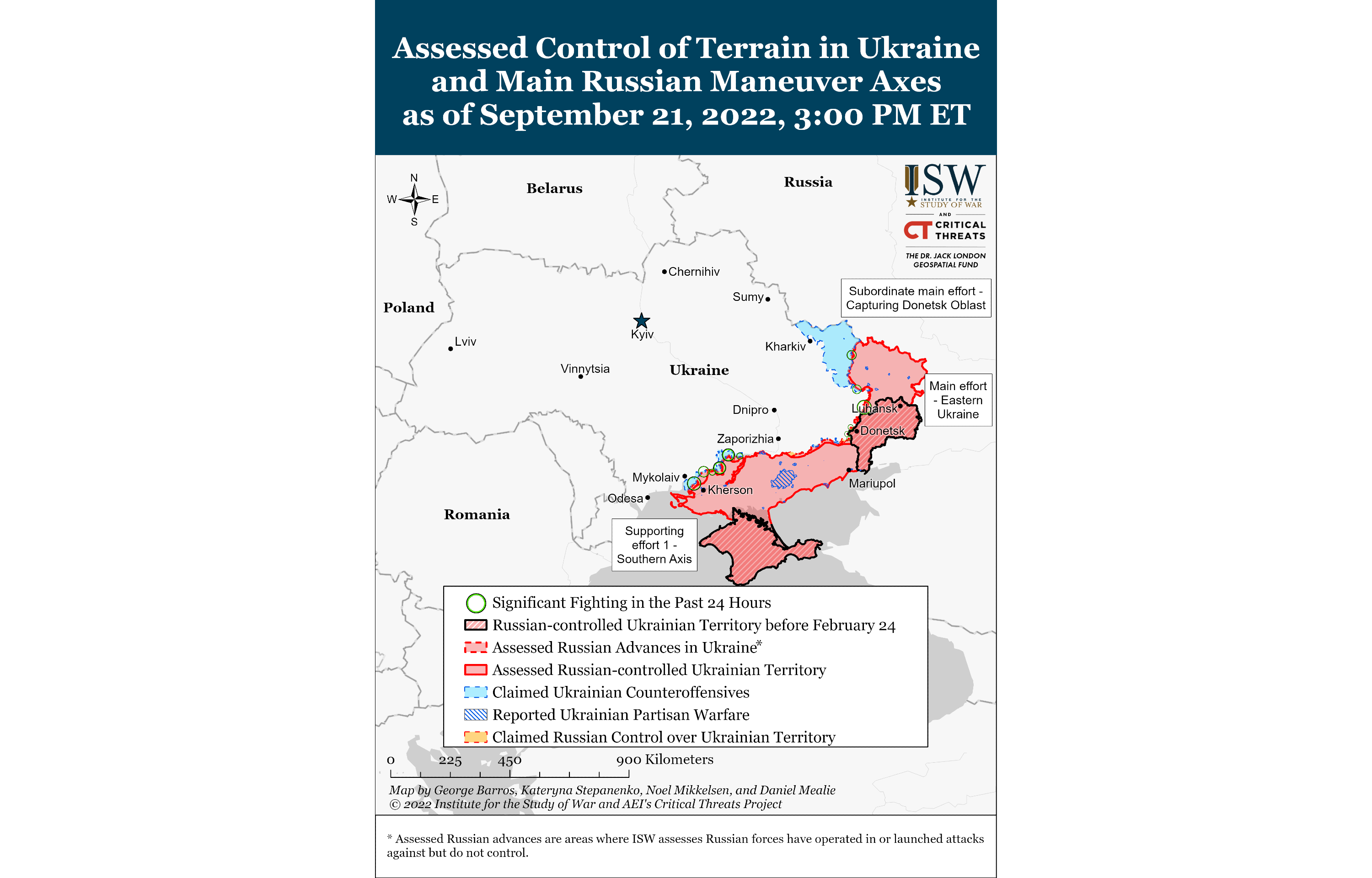 ISW Russian Offensive Campaign Assessment, September 21 Kyiv Post